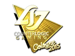 Sticker | Counter Logic Gaming (Gold) | Cologne 2015