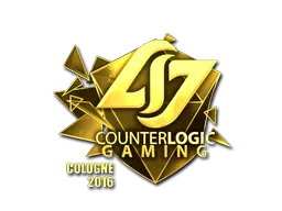Sticker | Counter Logic Gaming (Gold) | Cologne 2016