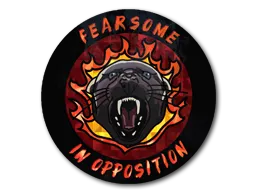 Klistermærke | Fearsome (Holo)