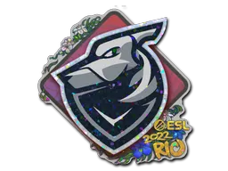 Klistermärke | Grayhound Gaming (Glitter) | Rio 2022