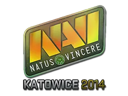 Наклейка | Natus Vincere (голографическая) | Катовице 2014