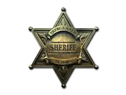Klistermærke | New Sheriff (Folie)