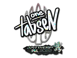 Sticker | tabseN (Glitter) | Antwerp 2022
