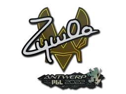Naklejka | ZywOo (Gold) | Antwerp 2022