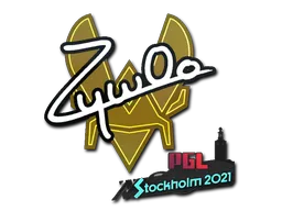 Naklejka | ZywOo | Sztokholm 2021