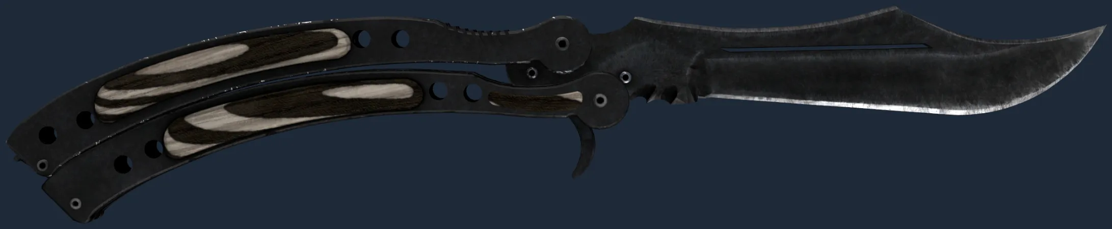 ★ Butterfly Knife | Black Laminate (Field-Tested)