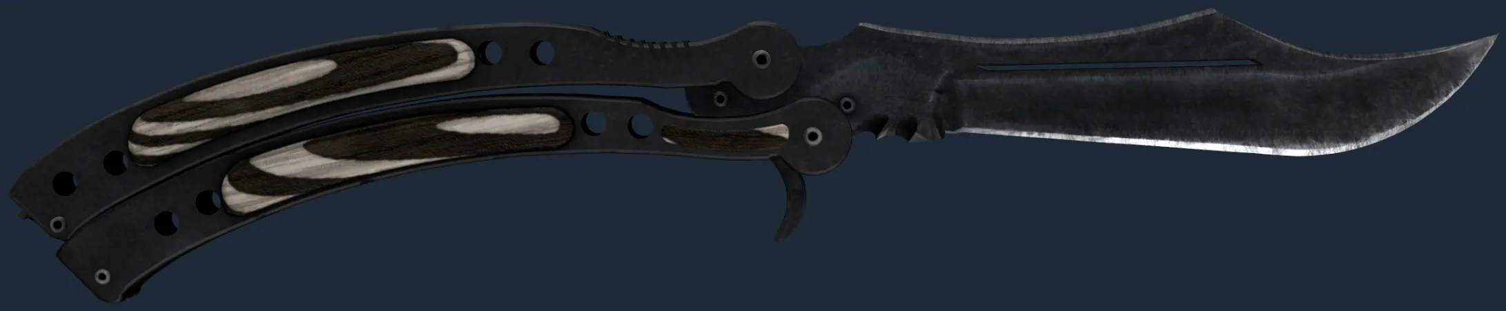 ★ Butterfly Knife | Black Laminate (Minimal Wear)