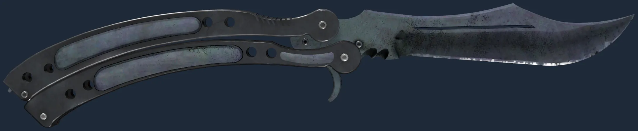 ★ Butterfly Knife | Blue Steel (Minimal Wear)