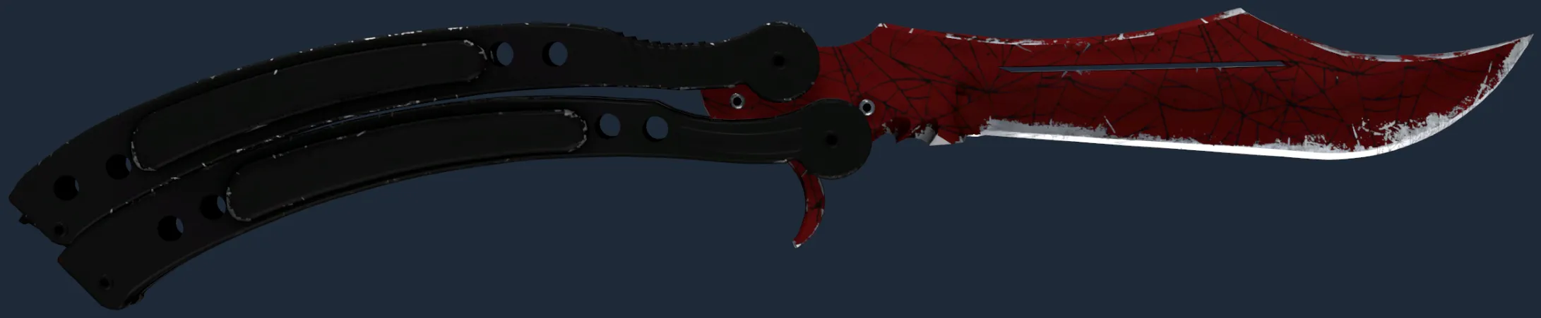 ★ Butterfly Knife | Crimson Web (Field-Tested)