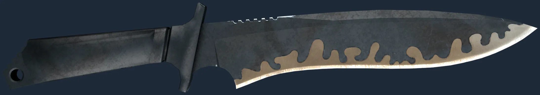 ★ Classic Knife | Night Stripe (Well-Worn)