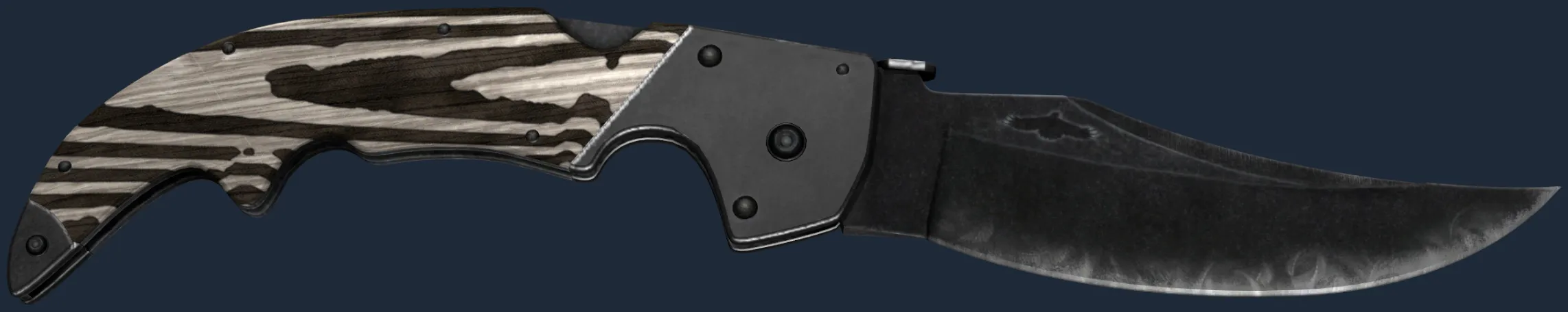 ★ Falchion Knife | Black Laminate (Minimal Wear)