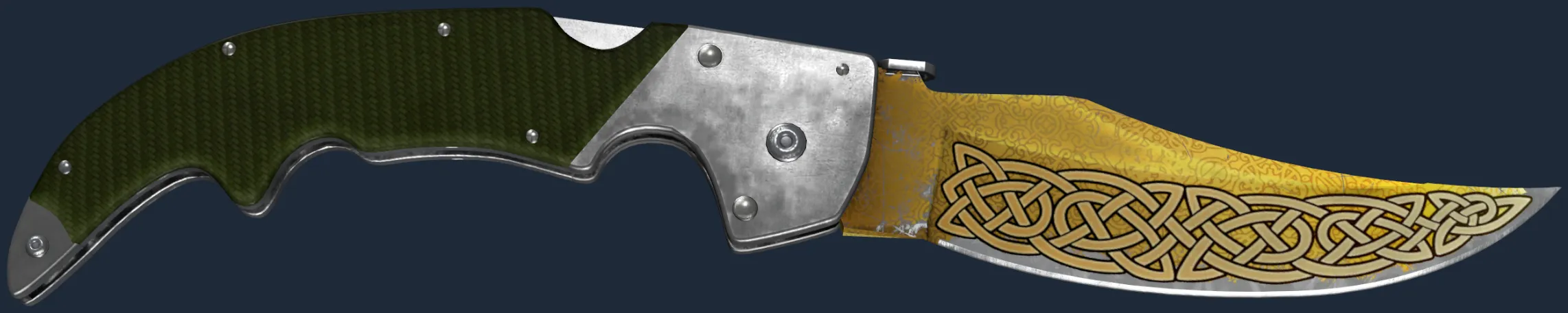 ★ Falchion Knife | Lore (Well-Worn)