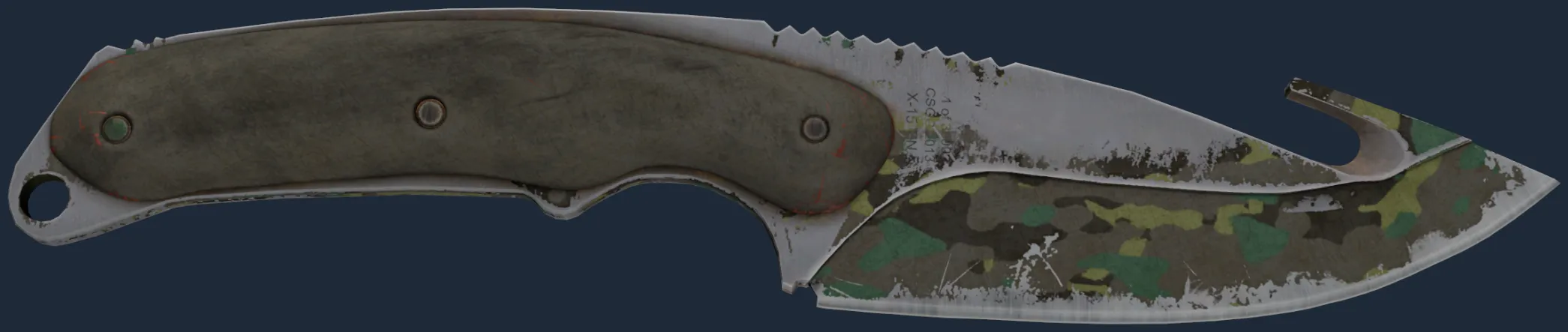 ★ Gut Knife | Boreal Forest (Battle-Scarred)