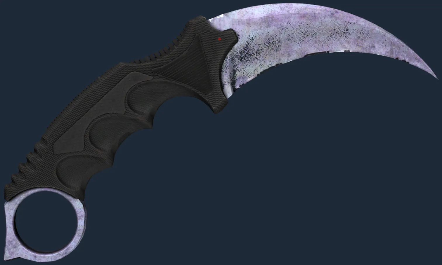 ★ Karambit | Blue Steel (Well-Worn)