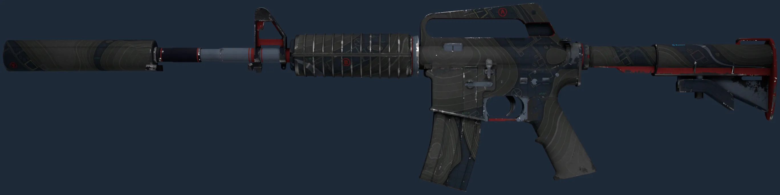 M4A1-S | Briefing (Well-Worn)