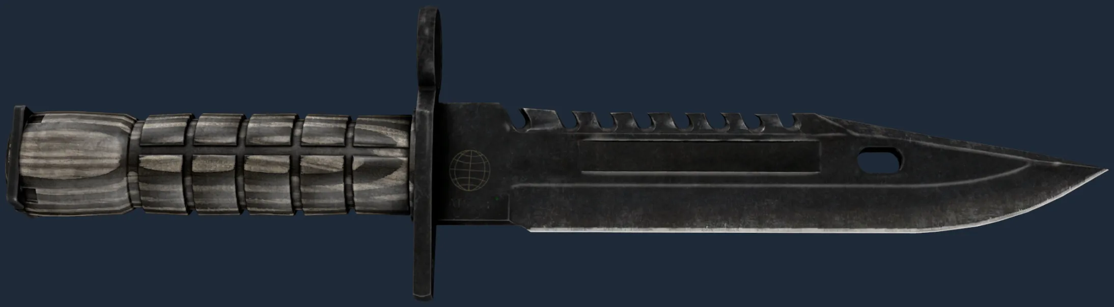 ★ M9 Bayonet | Black Laminate (Well-Worn)