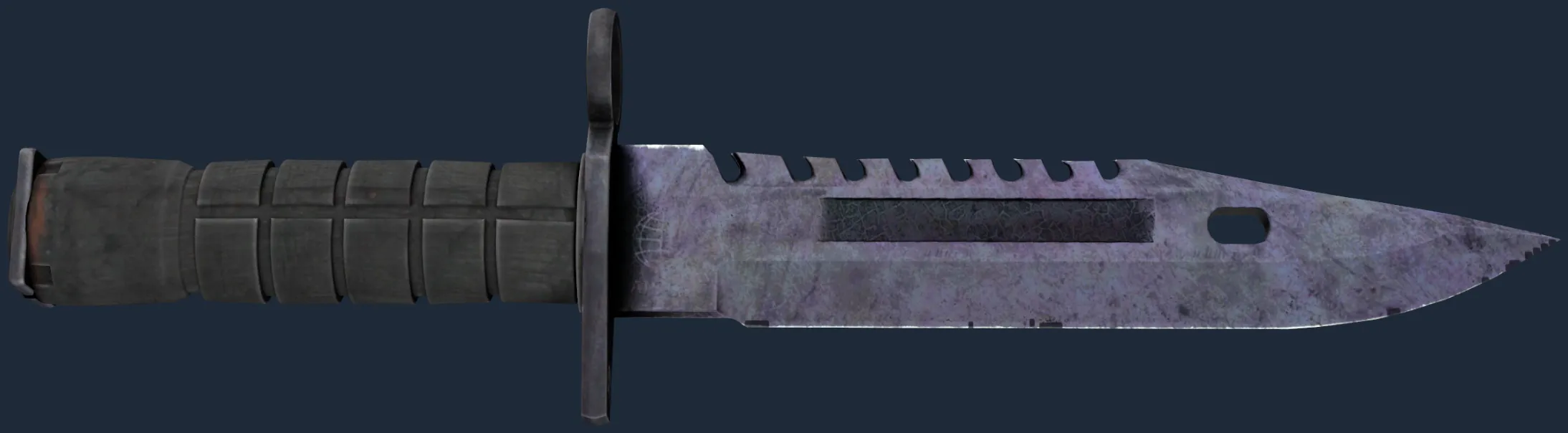 ★ M9 Bayonet | Blue Steel (Well-Worn)