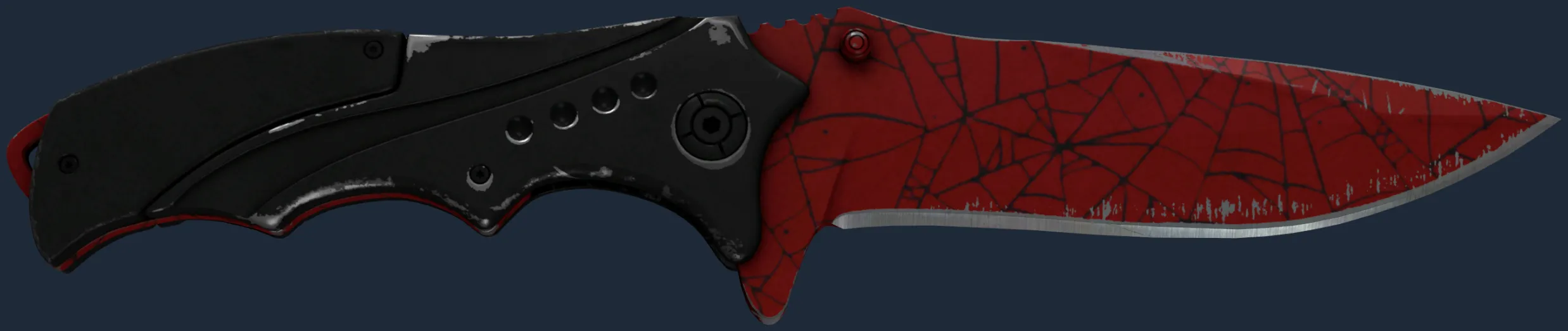 ★ Nomad Knife | Crimson Web (Well-Worn)