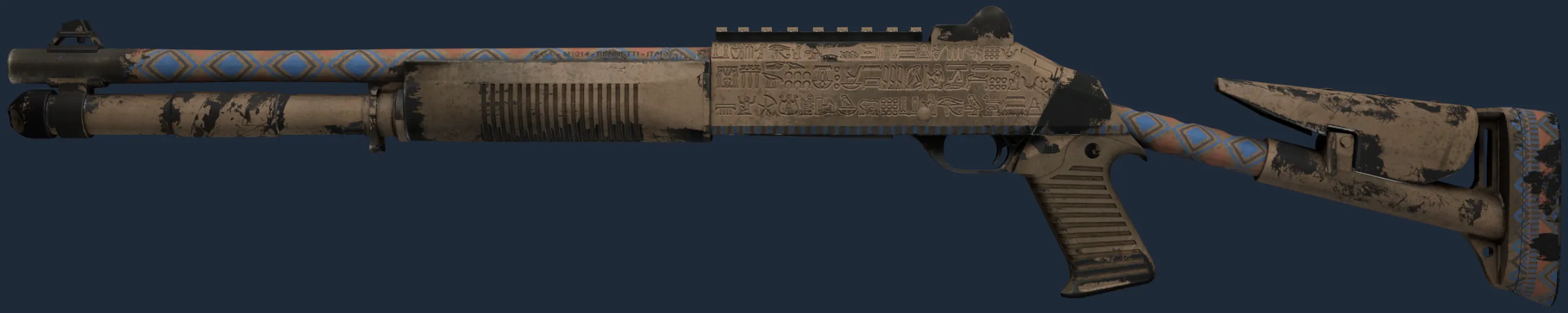Souvenir XM1014 | Hieroglyph (Battle-Scarred)